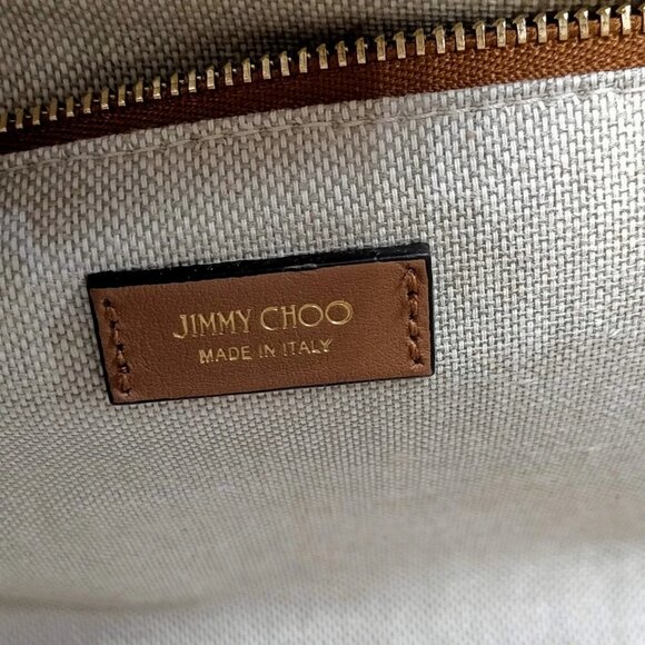 JIMMY CHOO Tote Bag White Canvas 599-051925 - Picture 13 of 13